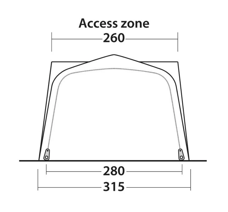 Outwell Maryville 260SA Flex Drive Away Air Awning 15 Outwell Maryville 260SA Flex Drive Away Air Awning - Image 13