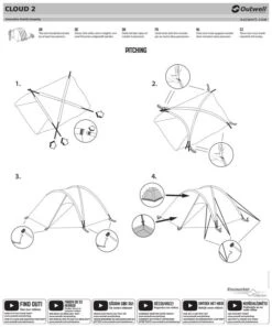 Outwell Cloud 2 Tent -Camping Gear Store 111043v20 081