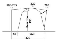 Outwell Milestone Shade Drive Away Awning -Camping Gear Store 111100 6