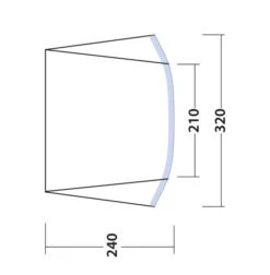 Outwell Touring Canopy Air -Camping Gear Store 111253 touring canopy air drawing floorplan3