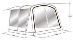 Outwell Universal Tent Awning Size 6 21 Outwell Universal Tent Awning Size 6 -Camping Gear Store 111295 3