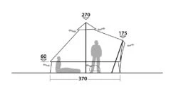 Robens Klondike Tent -Camping Gear Store 130189 klondike drawing elevation 4 4