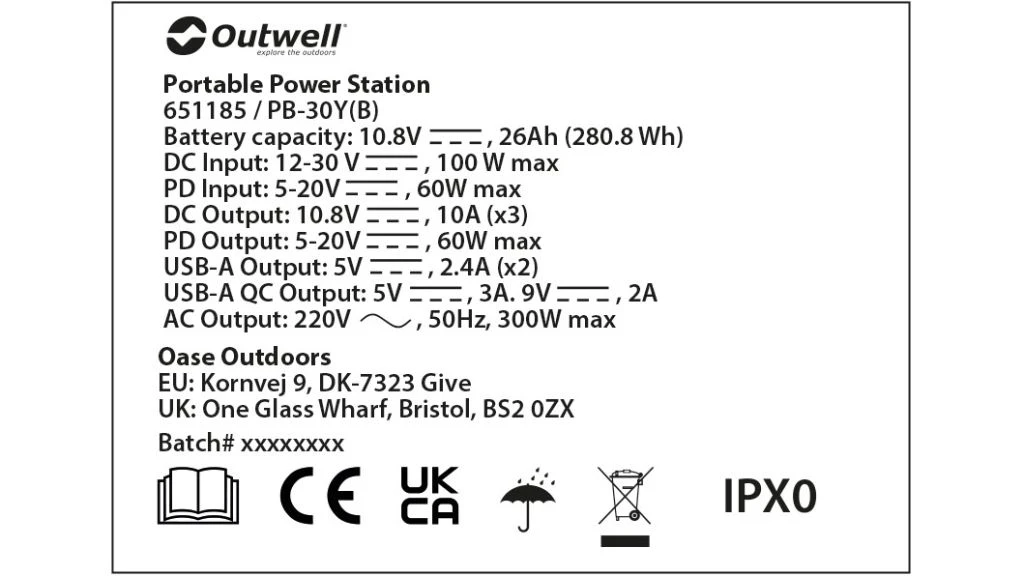Outwell Akira 300 Power Station 8 Outwell Akira 300 Power Station - Image 6