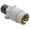 Type S 7 Pin Plastic Plug 1 Type S 7 Pin Plastic Plug -Camping Gear Store 7pin 12stype trailer or caravan plug white