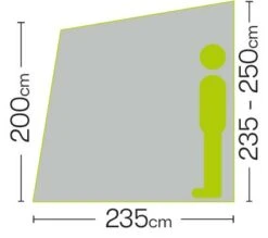 Quest Falcon 220 Poled Porch Caravan Awning -Camping Gear Store a3500 6 fullsize