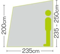 Quest Falcon Air 325 Porch Awning -Camping Gear Store a3502a 6 photo