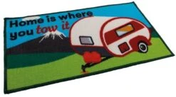 Quest Washable 'Home Is Where You Tow It' Mat -Camping Gear Store c0031n midsize 1