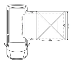 Outdoor Revolution Cayman Midi Air Low Drive Away Awning -Camping Gear Store cayman midi air 1