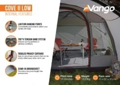 Vango Cove II Low Drive Away Awning -Camping Gear Store cove ii low2 1