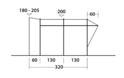 Easy Camp Wimberly Drive Away Awning 16 Easy Camp Wimberly Drive Away Awning -Camping Gear Store dimensions diagram
