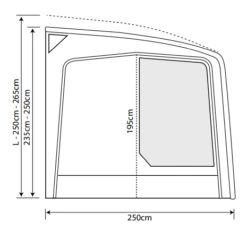 Outdoor Revolution Eclipse Pro 380L Caravan/Motorhome Awning -Camping Gear Store eclipse pro 380 2 2