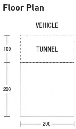 Sunncamp Lodge 200 Motor Driveaway Awning 13 Sunncamp Lodge 200 Motor Driveaway Awning -Camping Gear Store lodge 200 motor floor plan