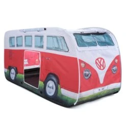 Volkswagen VW Campervan Kids Red Pop Up Tent 24 Volkswagen VW Campervan Kids Red Pop Up Tent -Camping Gear Store ol0180 2 3