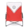Volkswagen Red Campervan Folding Low Camping Chair -Camping Gear Store ol0192 vw low folding chair red 1 37e270