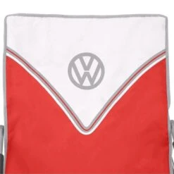 Volkswagen Red Campervan Folding Low Camping Chair -Camping Gear Store ol0192 vw low folding chair red 3 99a111