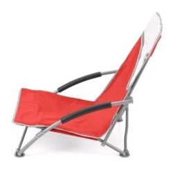 Volkswagen Red Campervan Folding Low Camping Chair -Camping Gear Store ol0192 vw low folding chair red 4 26d633