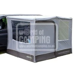Outdoor Revolution Cayman Sun Canopy Front Panel -Camping Gear Store orda1408 caymansuncanopy sidewalls frontdoor