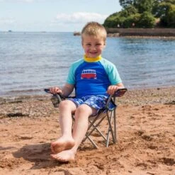 Volkswagen Kids Blue Camping Chair -Camping Gear Store vw kids chair 7 min